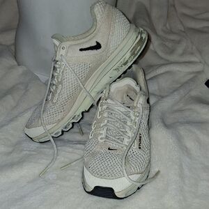Nike Stussy Cream Mesh Running Shoes